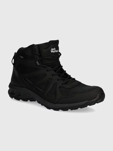 Обувки Jack Wolfskin Woodland 2 Texapore Mid кафяво черно