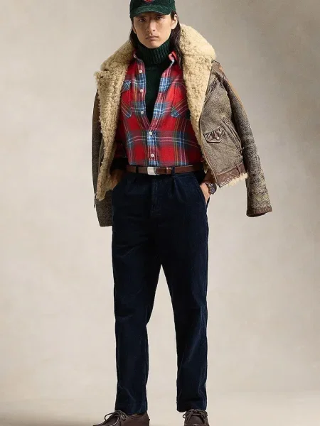 Polo Ralph Lauren pantaloni de 8W CORDUROY.EASY drept