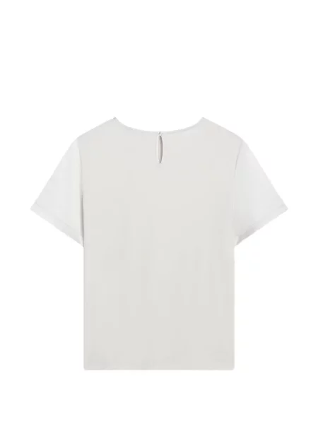 Tricou Weekend Max Mara din satin cu decolteu rotund