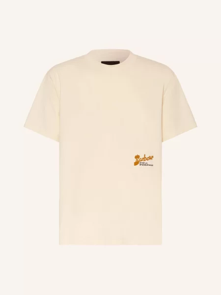 Barbour Koszulka Terrain beige beżowa