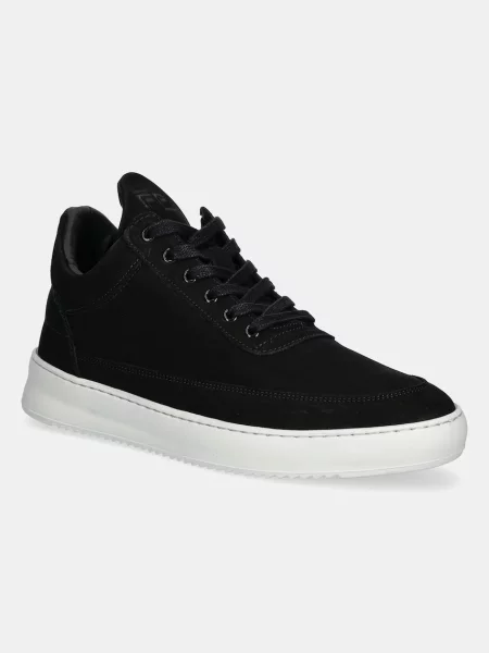 Filling Pieces adidași din nubuc Low Top Ripple Nubuck negru
