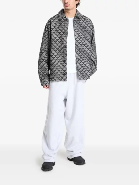 Dlouhé běžecké boty Adidas Terrex s krátkými rukávy s výstřihem do v černé