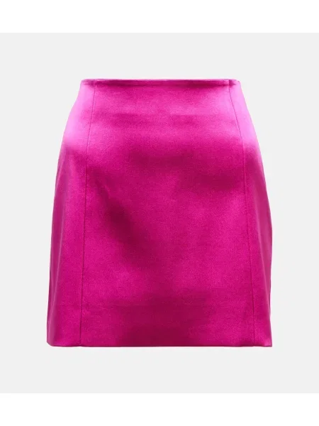 Fustă Frame din satin roz