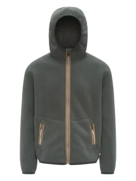 Reversibil geacă K-way verde