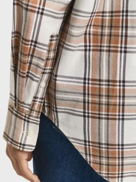 Картата фланелева сорочка Gant