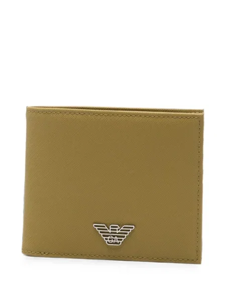 Portofel Emporio Armani cu autograf verde