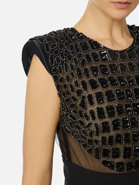 Платье Elisabetta Franchi черное