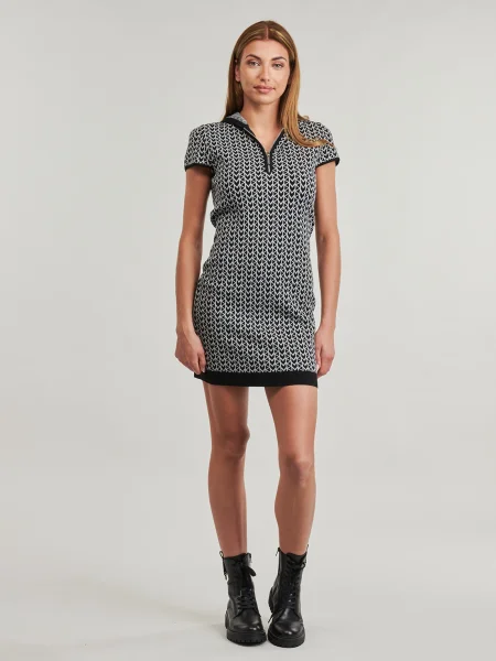 Rochie Michael Michael Kors cu glugă negru