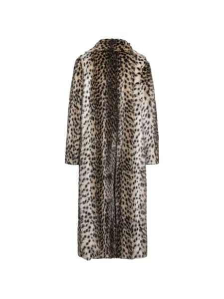 Palton Bb Couture cu imagine cu model leopard cu rever
