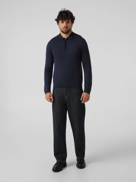 Поло Emporio Armani синее