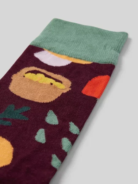 Skarpety z wyhaftowanym motywem model ‘Mushroom Crush’ Dillysocks