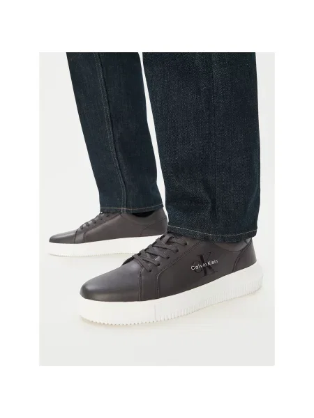 Calvin Klein Superge Chunky Cupsole Mono Lth rjava