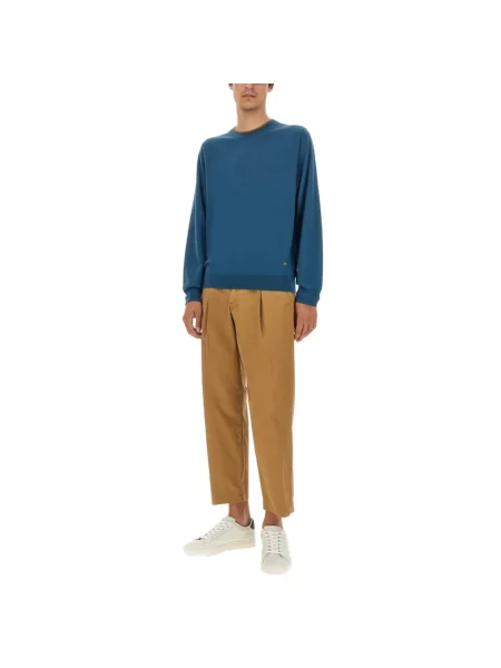 Sweter Ps By Paul Smith wełniany niebieski
