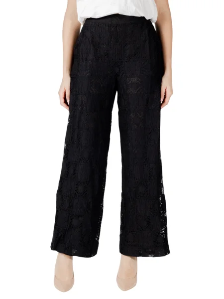 Spodnie Vila koronkowe czarne