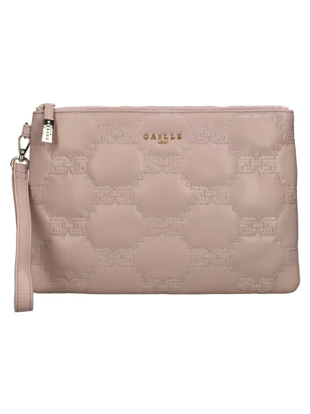 Kopertówka Gaëlle Paris skórzana beżowa