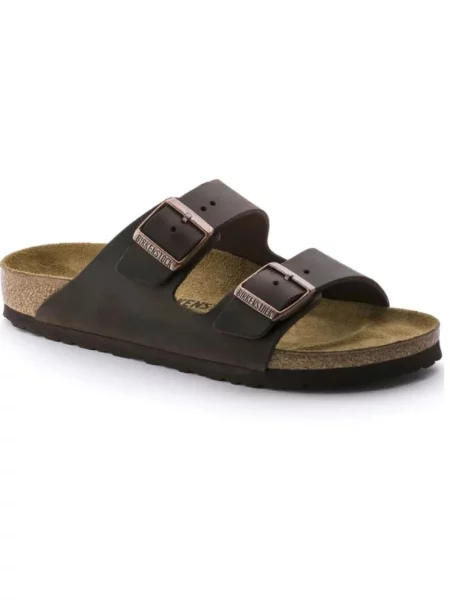 Klapki Birkenstock klasyczne brązowe