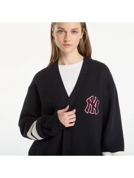 Пуловер New Era MLB Knit Cardigan New York Yankees UNISEX Navy L военноморски сили