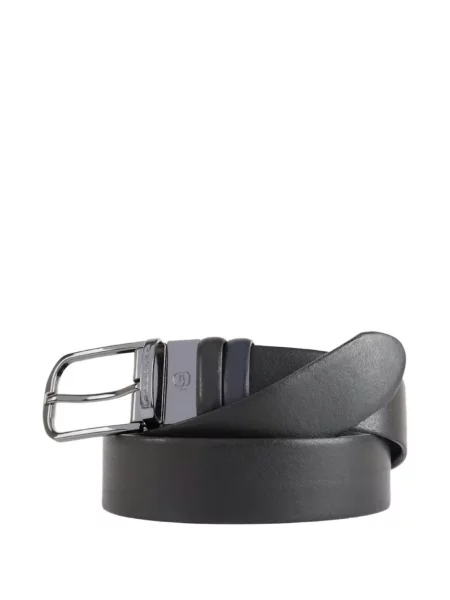 Curea Piquadro din piele cu cataramă negru