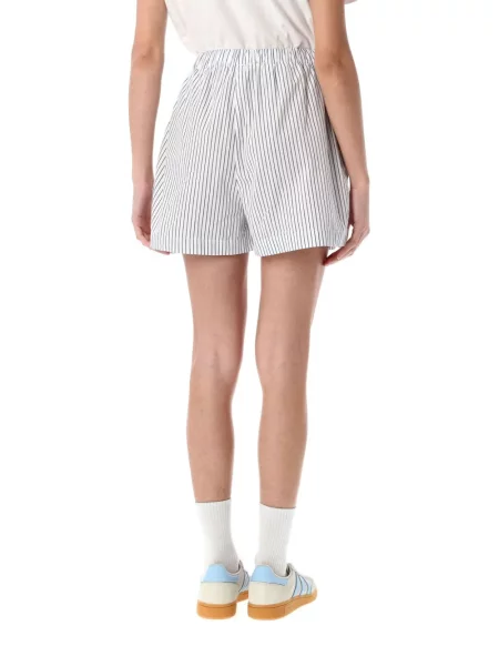 Ριγέ σορτς Sporty & Rich μπλε