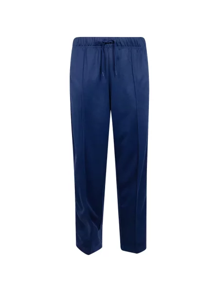 Pantaloni Fred Perry cu dungi alergare albastru