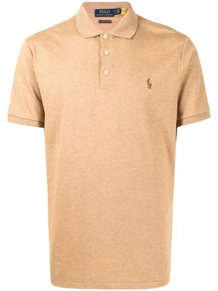 Polo Polo Ralph Lauren cu broderie maro