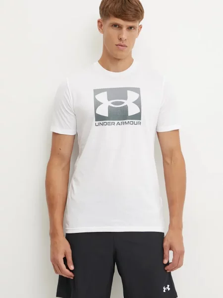 Under Armour kratka majica BOXED SPORTS UPDATED bela
