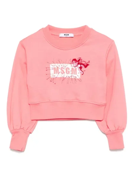 Bluza dziecięca Msgm różowa