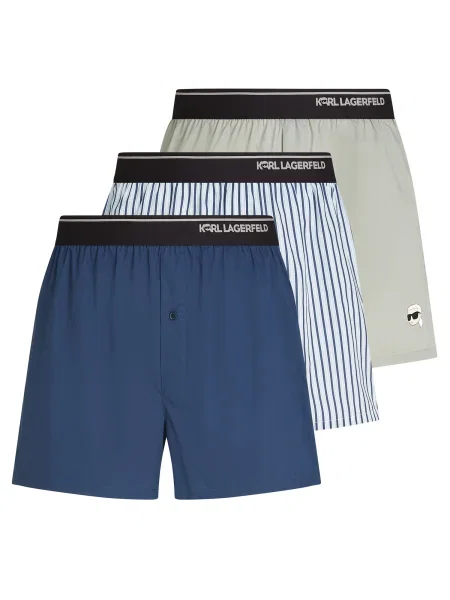 Karl Lagerfeld Boksarice Ikon temno modra siva