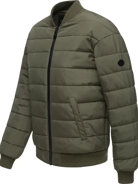 Ragwear Átmeneti dzseki Bombina khaki fekete