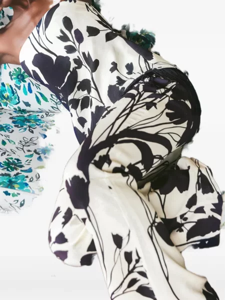 Top Cara Cara cu model floral cu imagine