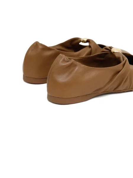 Balerini Loewe din piele maro