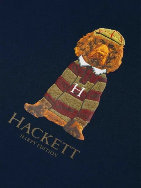 Koszulka dziecięca Hackett London niebieska