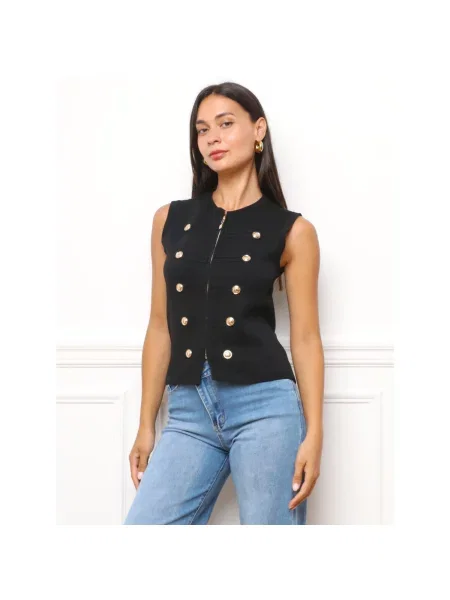 Top La Modeuse crna