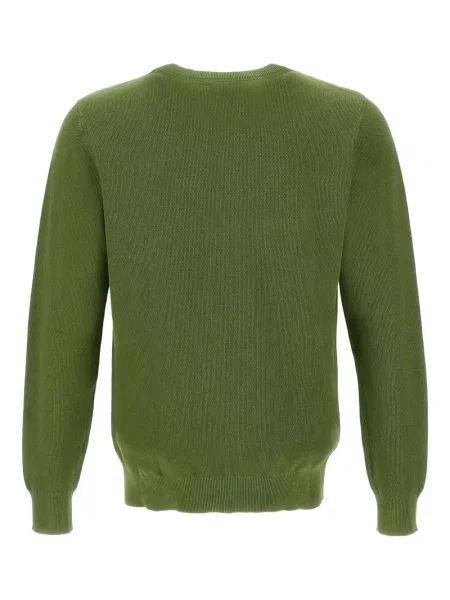 Pulover Sun68 cu decolteu rotund verde