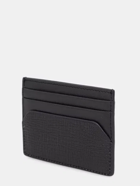 Tommy Hilfiger Usnjen etui za kartice modra