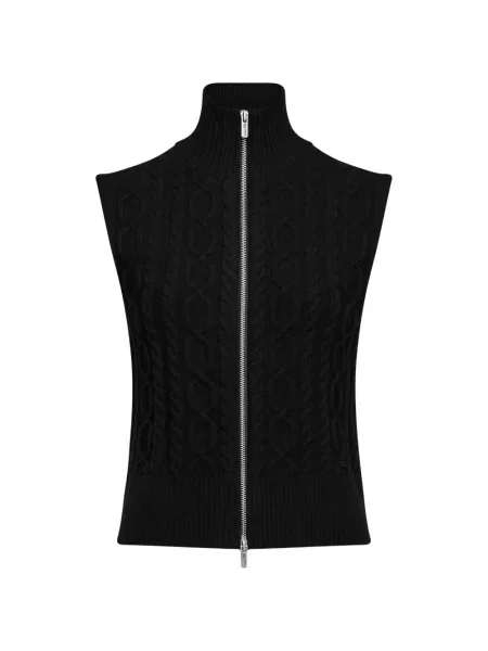 Pletený top Karl Lagerfeld Jeans černý