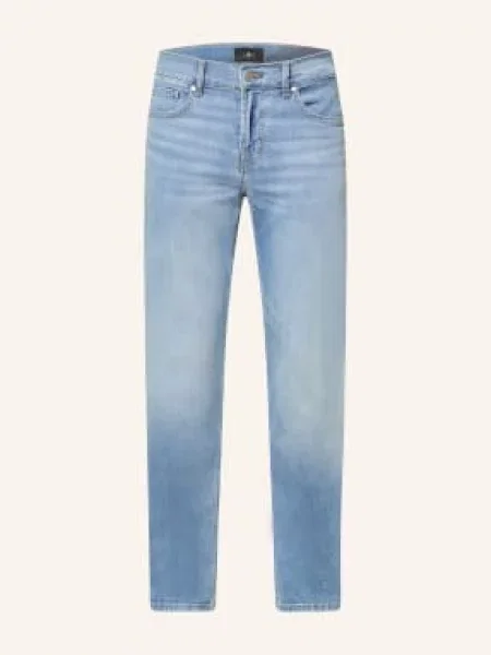 7 For All Mankind Džíny Slimmy Slim Fit light blue modré