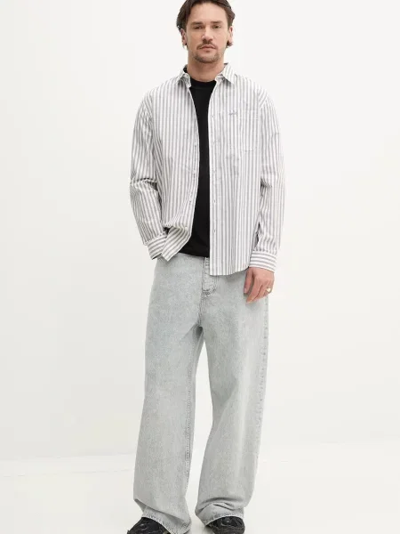 Karl Lagerfeld Jeans tričko pánske s bavlnou čierna