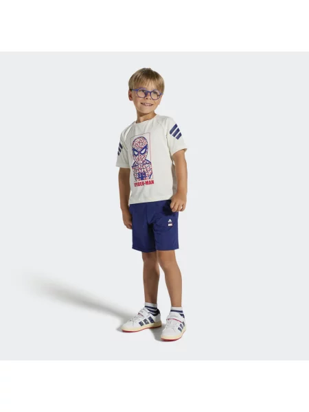 DĚTSKÉ BOTY ADIDAS MARVEL SPIDER-MAN GRAND COURT bílé
