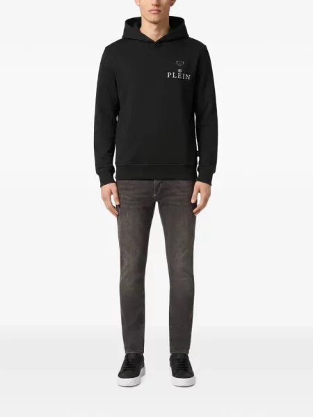 Kapucnis melegítő felső Philipp Plein fekete