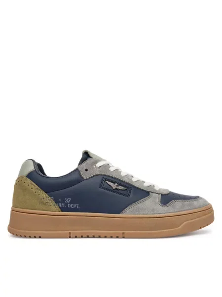 Aeronautica Militare Sneakersy Kolorowy granatowe