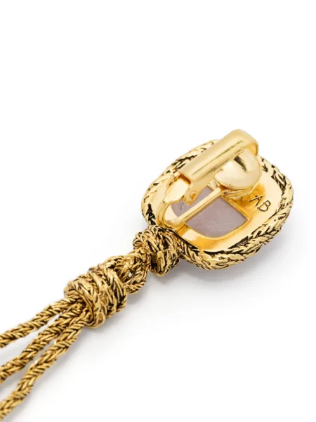 Обеци Aurelie Bidermann розово