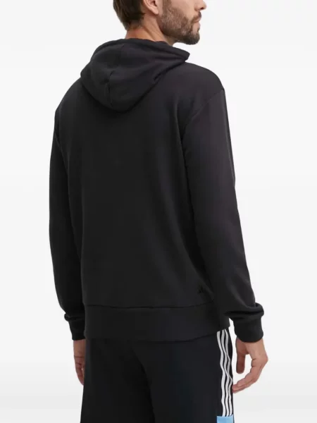 Csíkos tornaterem rövidnadrág Adidas nyomtatás kék
