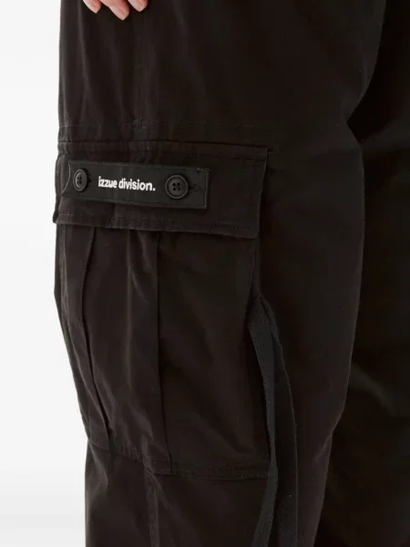 Pantaloni Izzue cu autograf negru