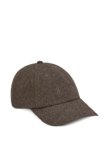 Șapcă Woolrich cu broderie maro