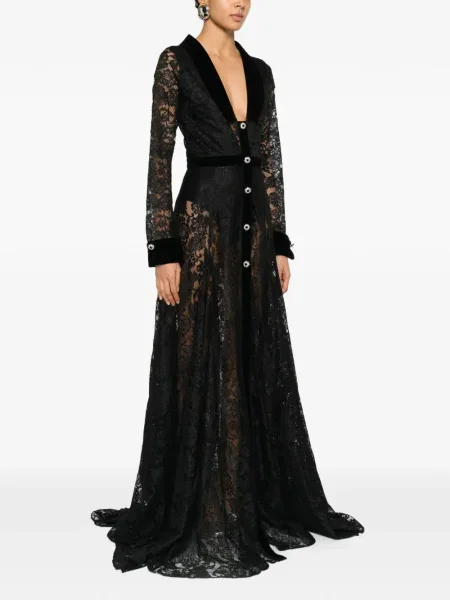 Rochie maxi Miau By Clara Rotescu de costum negru