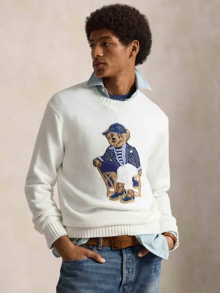 POLO RALPH LAUREN Pulover alb