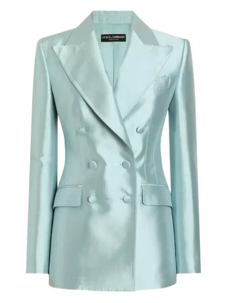 Sacou Dolce & Gabbana din satin albastru