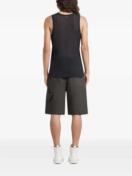Vestă Courreges plasă negru