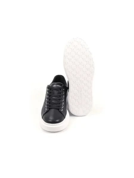 Sneakersy Karl Lagerfeld skórzane czarne